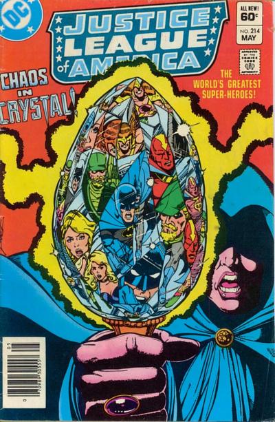 Cover for Justice League of America (DC, 1960 series) #214 [Newsstand]