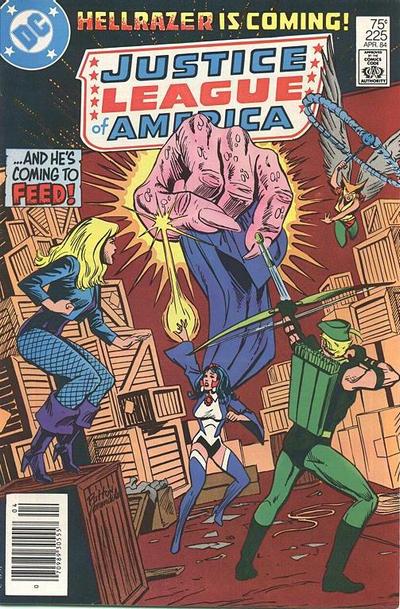 Cover for Justice League of America (DC, 1960 series) #225 [Newsstand]