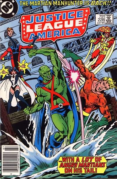 Cover for Justice League of America (DC, 1960 series) #228 [Newsstand]