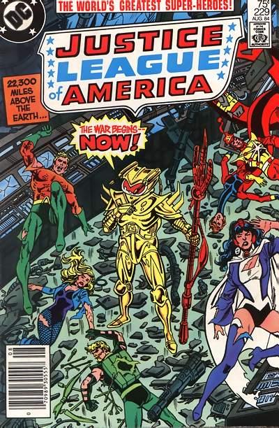 Cover for Justice League of America (DC, 1960 series) #229 [Newsstand]