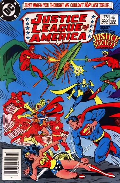 Cover for Justice League of America (DC, 1960 series) #232 [Newsstand]