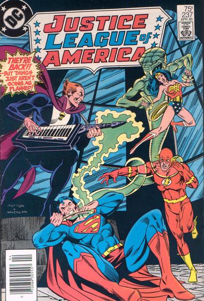 Cover for Justice League of America (DC, 1960 series) #237 [Newsstand]