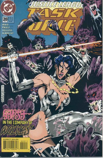 Cover for Justice League Task Force (DC, 1993 series) #20 [Direct Sales]