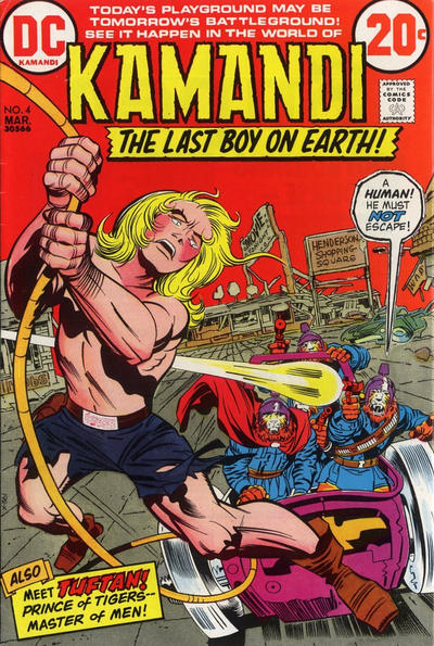 Cover for Kamandi, the Last Boy on Earth (DC, 1972 series) #4