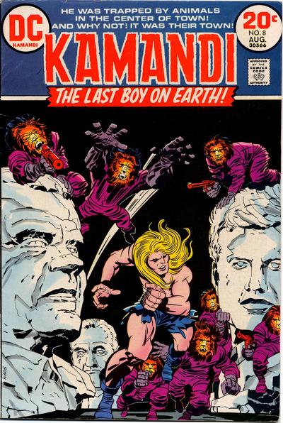 Cover for Kamandi, the Last Boy on Earth (DC, 1972 series) #8