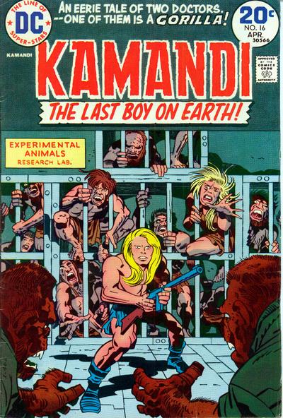 Cover for Kamandi, the Last Boy on Earth (DC, 1972 series) #16