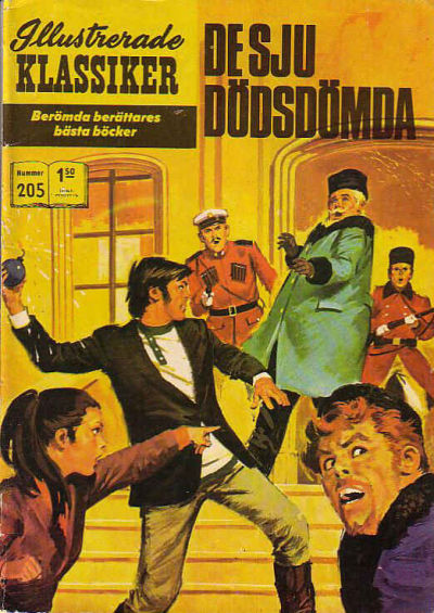 Cover for Illustrerade klassiker (Williams Förlags AB, 1965 series) #205 - De sju dödsdömda