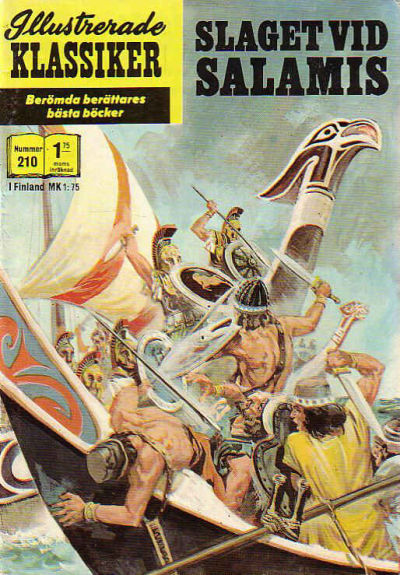 Cover for Illustrerade klassiker (Williams Förlags AB, 1965 series) #210 - Slaget vid Salamis