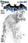Cover for Batman (DC, 2011 series) #6 [Greg Capullo Sketch Cover]