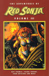 Cover Thumbnail for The Adventures of Red Sonja (2005 series) #3 [Cover B - Frank Brunner]
