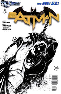 Cover Thumbnail for Batman (DC, 2011 series) #3 [Greg Capullo Black & White Cover]