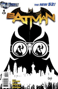 Cover for Batman (DC, 2011 series) #4 [Greg Capullo Black & White Cover]