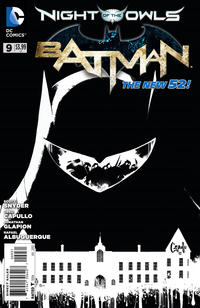 Cover Thumbnail for Batman (DC, 2011 series) #9 [Greg Capullo Black & White Cover]