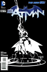 Cover for Batman (DC, 2011 series) #12 [Greg Capullo Black & White Cover]
