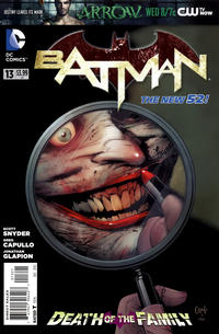 Cover Thumbnail for Batman (DC, 2011 series) #13 [Greg Capullo "Joker" Cover]