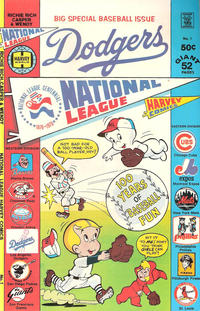 Cover Thumbnail for Richie Rich, Casper and Wendy -- National League (Harvey, 1976 series) #1 [Los Angeles Dodgers Cover]