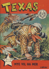 Cover Thumbnail for Texas (Serieforlaget / Se-Bladene / Stabenfeldt, 1953 series) #23/1970
