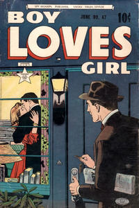 Cover Thumbnail for Boy Loves Girl (Lev Gleason, 1952 series) #47