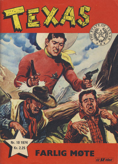 Cover for Texas (Serieforlaget / Se-Bladene / Stabenfeldt, 1953 series) #10/1974