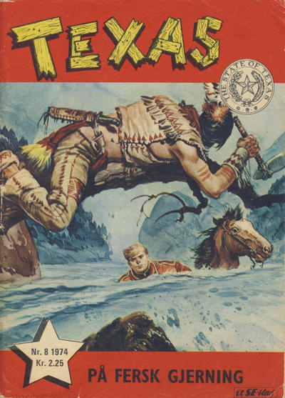 Cover for Texas (Serieforlaget / Se-Bladene / Stabenfeldt, 1953 series) #8/1974