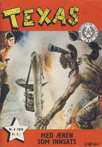 Cover for Texas (Serieforlaget / Se-Bladene / Stabenfeldt, 1953 series) #4/1974