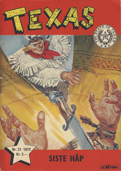 Cover for Texas (Serieforlaget / Se-Bladene / Stabenfeldt, 1953 series) #21/1973