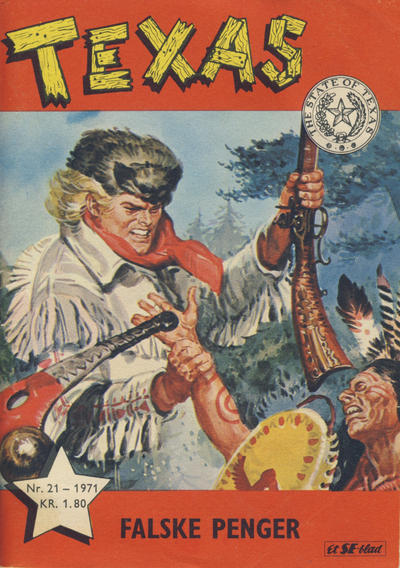 Cover for Texas (Serieforlaget / Se-Bladene / Stabenfeldt, 1953 series) #21/1971