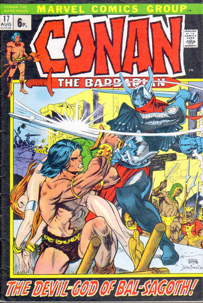 Cover for Conan the Barbarian (Marvel, 1970 series) #17 [British]