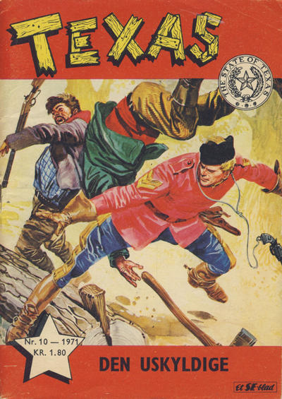 Cover for Texas (Serieforlaget / Se-Bladene / Stabenfeldt, 1953 series) #10/1971