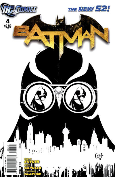 Cover for Batman (DC, 2011 series) #4 [Greg Capullo Black & White Cover]