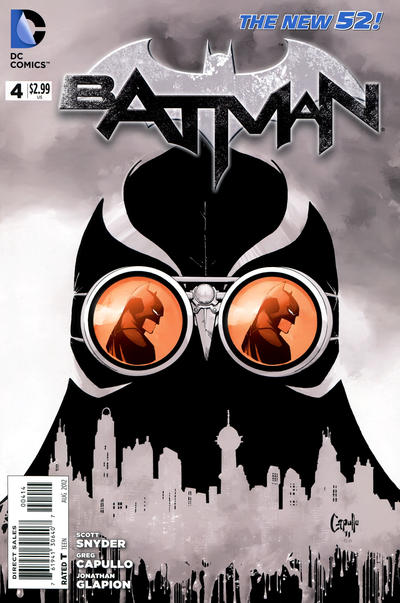 Cover for Batman (DC, 2011 series) #4 [Fourth Printing]