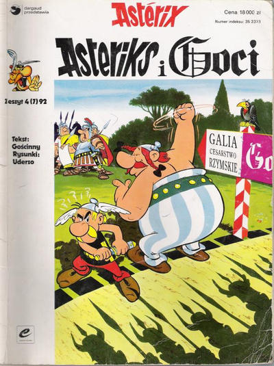 Cover for Asterix (Egmont Polska, 1990 series) #4(7)92 - Asteriks i Goci