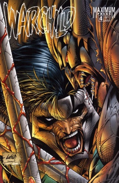 Cover for Warchild (Maximum Press, 1995 series) #4 [Rob Liefeld Cover]