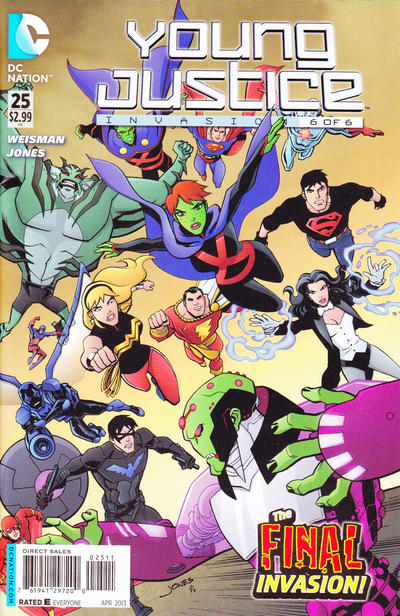 Cover for Young Justice (DC, 2011 series) #25 [Direct Sales]