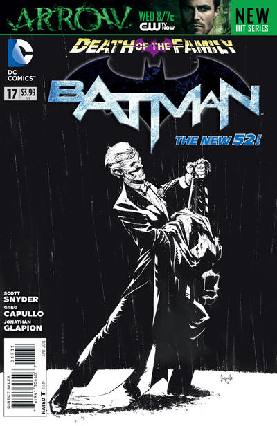 Cover for Batman (DC, 2011 series) #17 [Greg Capullo Black & White Cover]