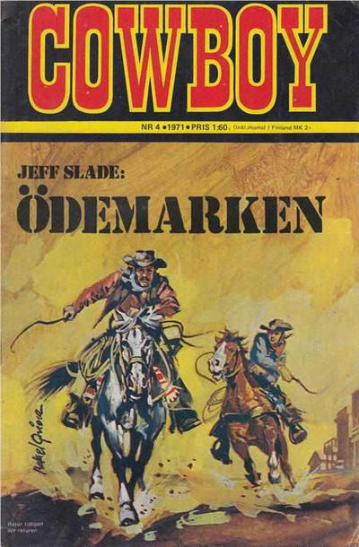 Cover for Cowboy (Semic, 1970 series) #4/1971