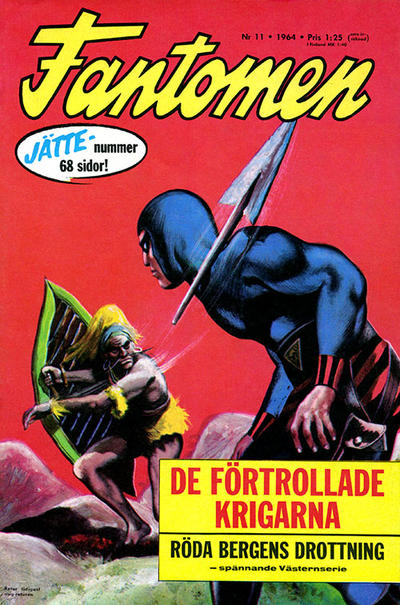 Cover for Fantomen (Semic, 1958 series) #11/1964