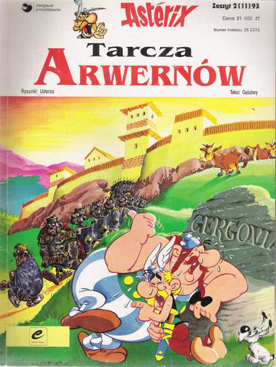 Cover for Asterix (Egmont Polska, 1990 series) #2(11)93 - Tarcza Arwernów