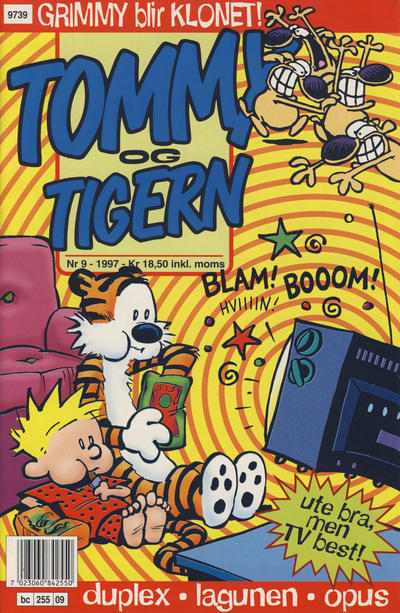 Cover for Tommy og Tigern (Bladkompaniet / Schibsted, 1989 series) #9/1997
