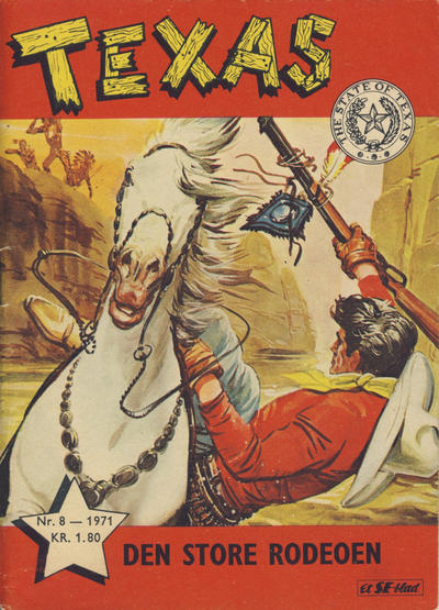 Cover for Texas (Serieforlaget / Se-Bladene / Stabenfeldt, 1953 series) #8/1971