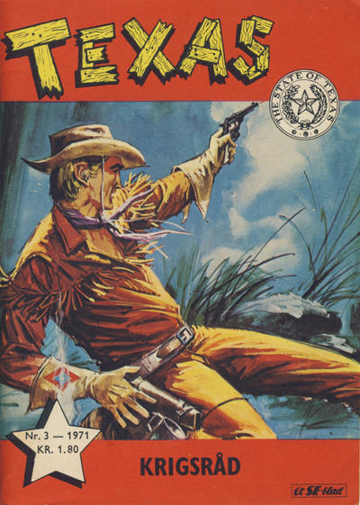 Cover for Texas (Serieforlaget / Se-Bladene / Stabenfeldt, 1953 series) #3/1971