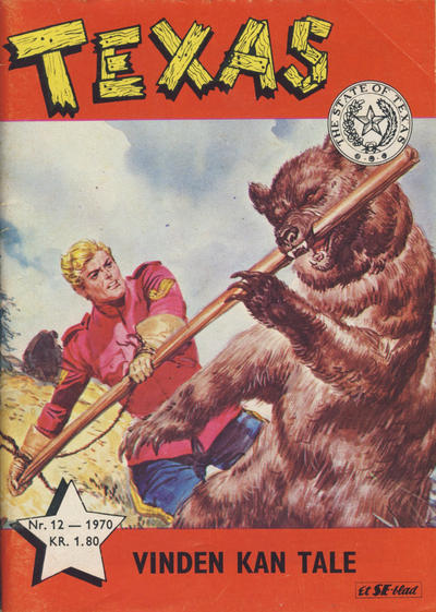 Cover for Texas (Serieforlaget / Se-Bladene / Stabenfeldt, 1953 series) #12/1970