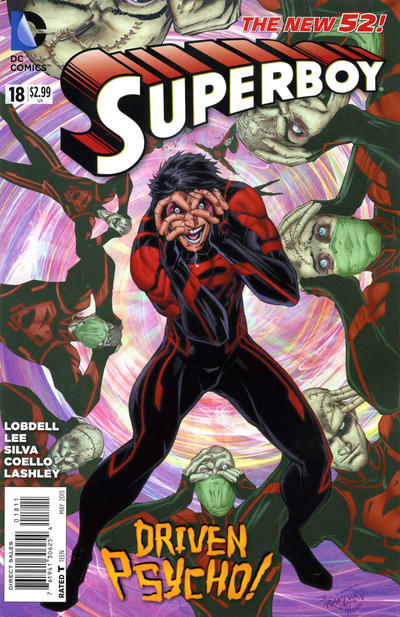 Cover for Superboy (DC, 2011 series) #18