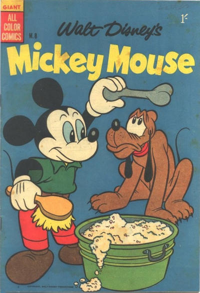 Cover for Walt Disney's Mickey Mouse (W. G. Publications; Wogan Publications, 1956 series) #8
