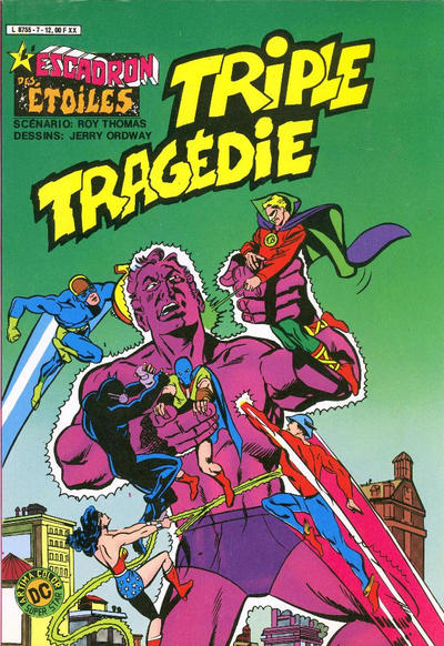 Cover for L'Escadron des Etoiles (Arédit-Artima, 1982 series) #7 - Triple Tragédie