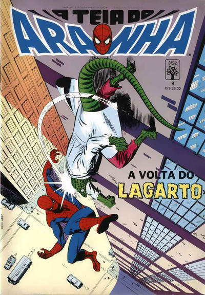 Cover for A Teia do Aranha (Editora Abril, 1989 series) #9