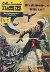 Cover for Illustrerade klassiker (Williams Förlags AB, 1965 series) #20 [HBN 165] (4:e upplagan) - En världsomsegling under havet