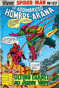 Cover Thumbnail for El Asombroso Hombre-Araña (Editora Cinco, 1974 ? series) #27