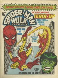 Cover Thumbnail for Spider-Man and Hulk Weekly (Marvel UK, 1980 series) #418