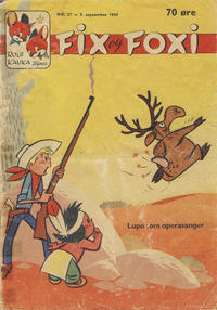 Cover Thumbnail for Fix og Foxi (Oddvar Larsen; Odvar Lamer, 1958 series) #37/1959